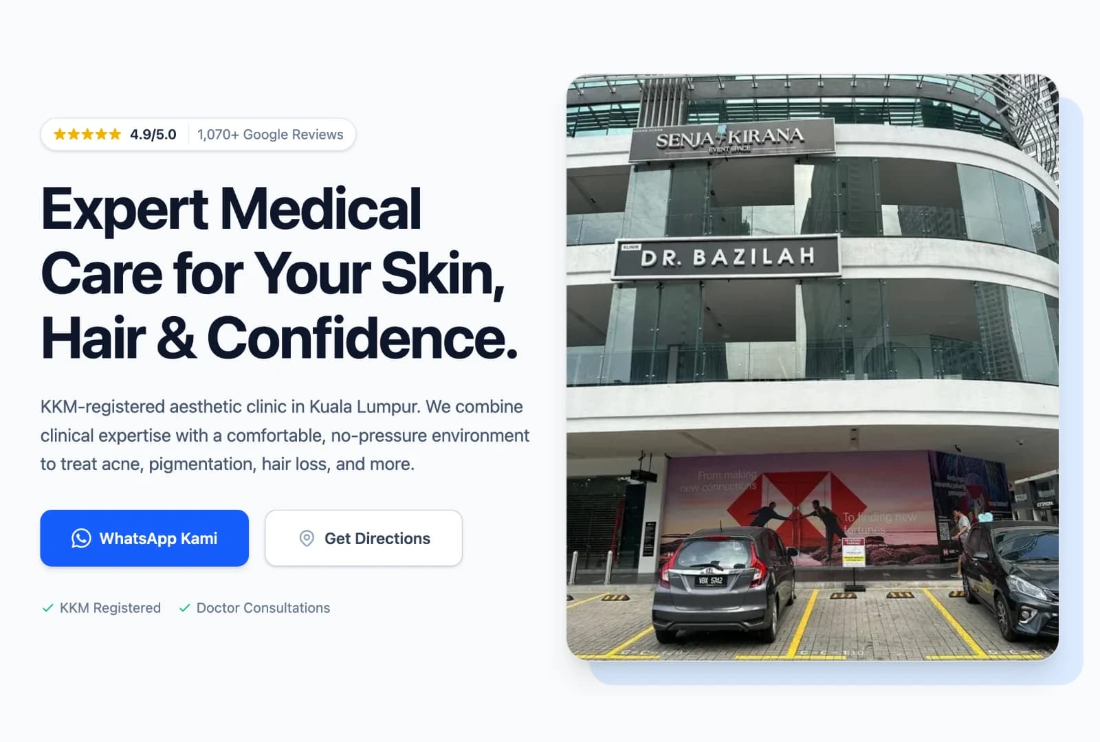 KLINIK DR BAZILAH KUALA LUMPUR (Klinik Kulit / Rambut / Jerawat / Jeragat / Laser / Aesthetic ))
